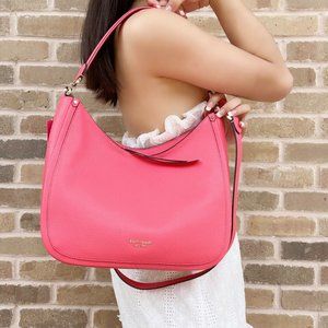 Kate Spade Large Hobo Bag Crossbody Pebbled Leather